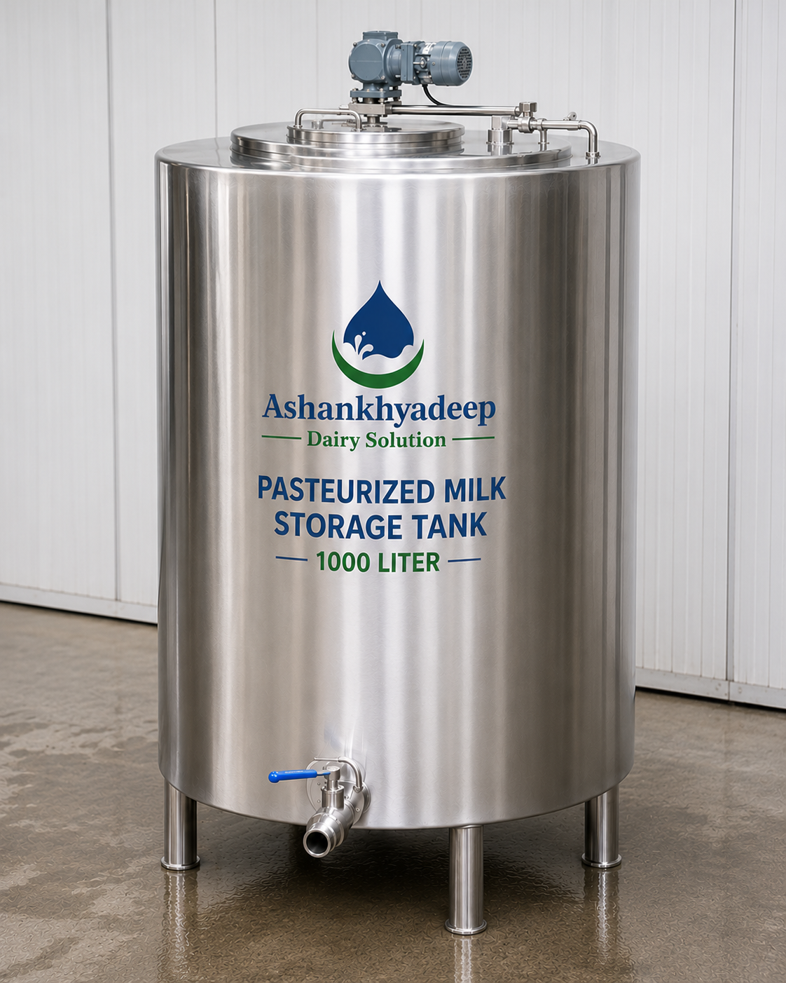 Pasteurized Milk Storage tank-1000 Liter