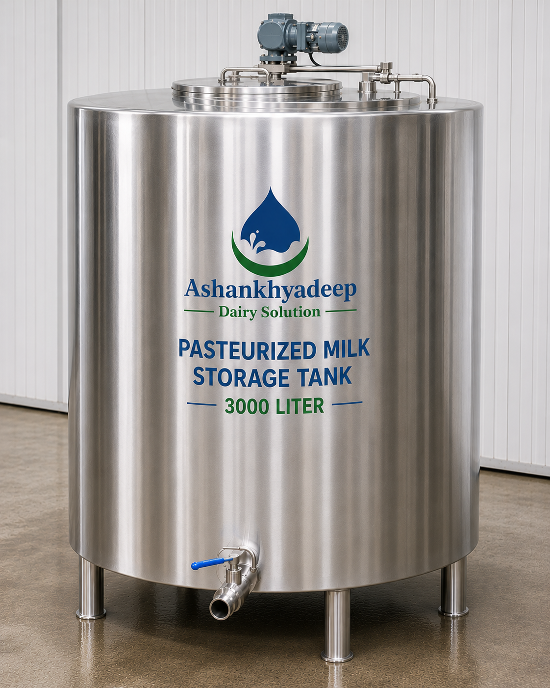 Pasteurized Milk Storage tank-3000 Liter