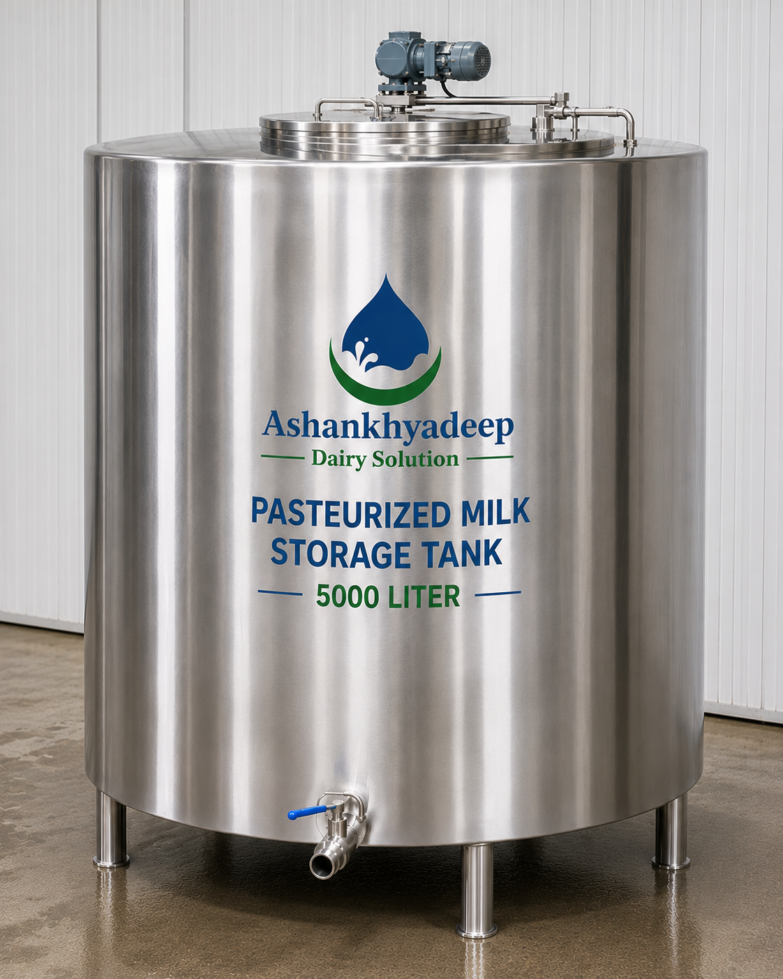 Pasteurized Milk Storage tank-2000 Liter