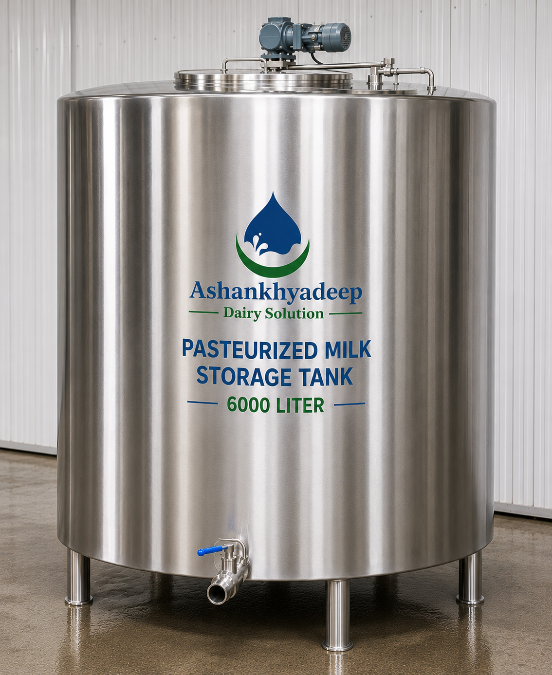Pasteurized Milk Storage tank-6000 Liter