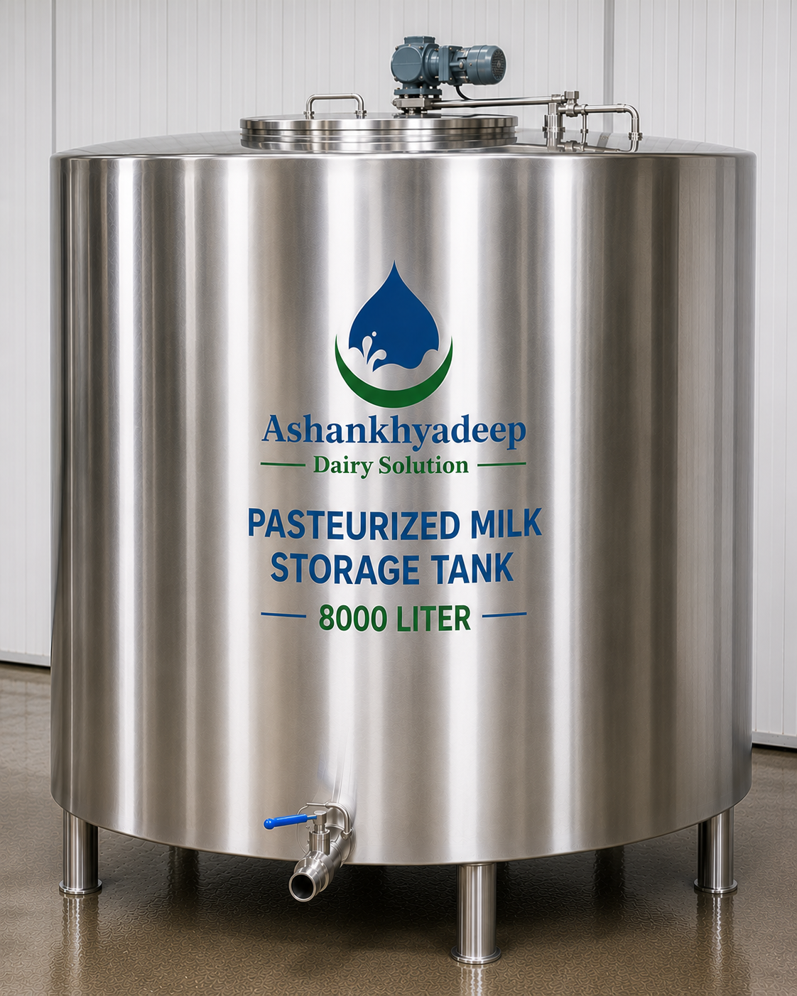 Pasteurized Milk Storage tank-8000 Liter