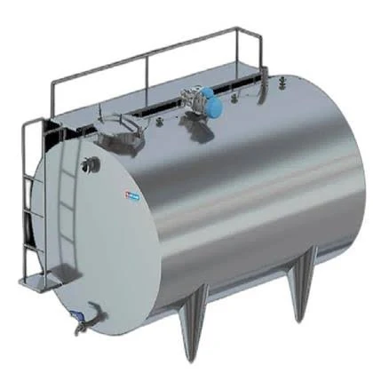 Horizontal Milk Storage Tank-2000 Liter