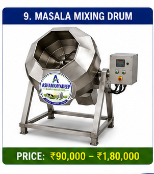 Masala Mixing Drum