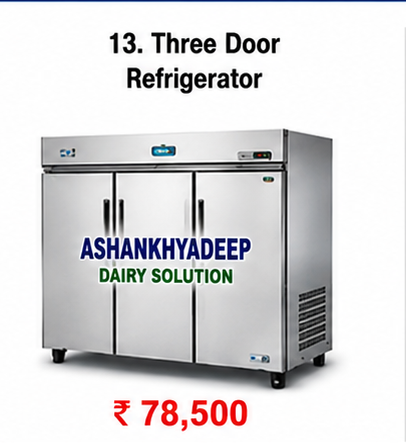 Three Door Refrigerator