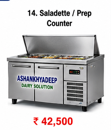 Saladette Prep Counter