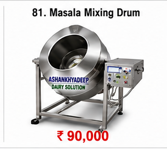 Masala Mixing Drum