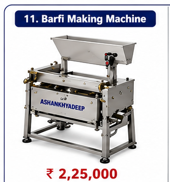 Barfi Making Machine