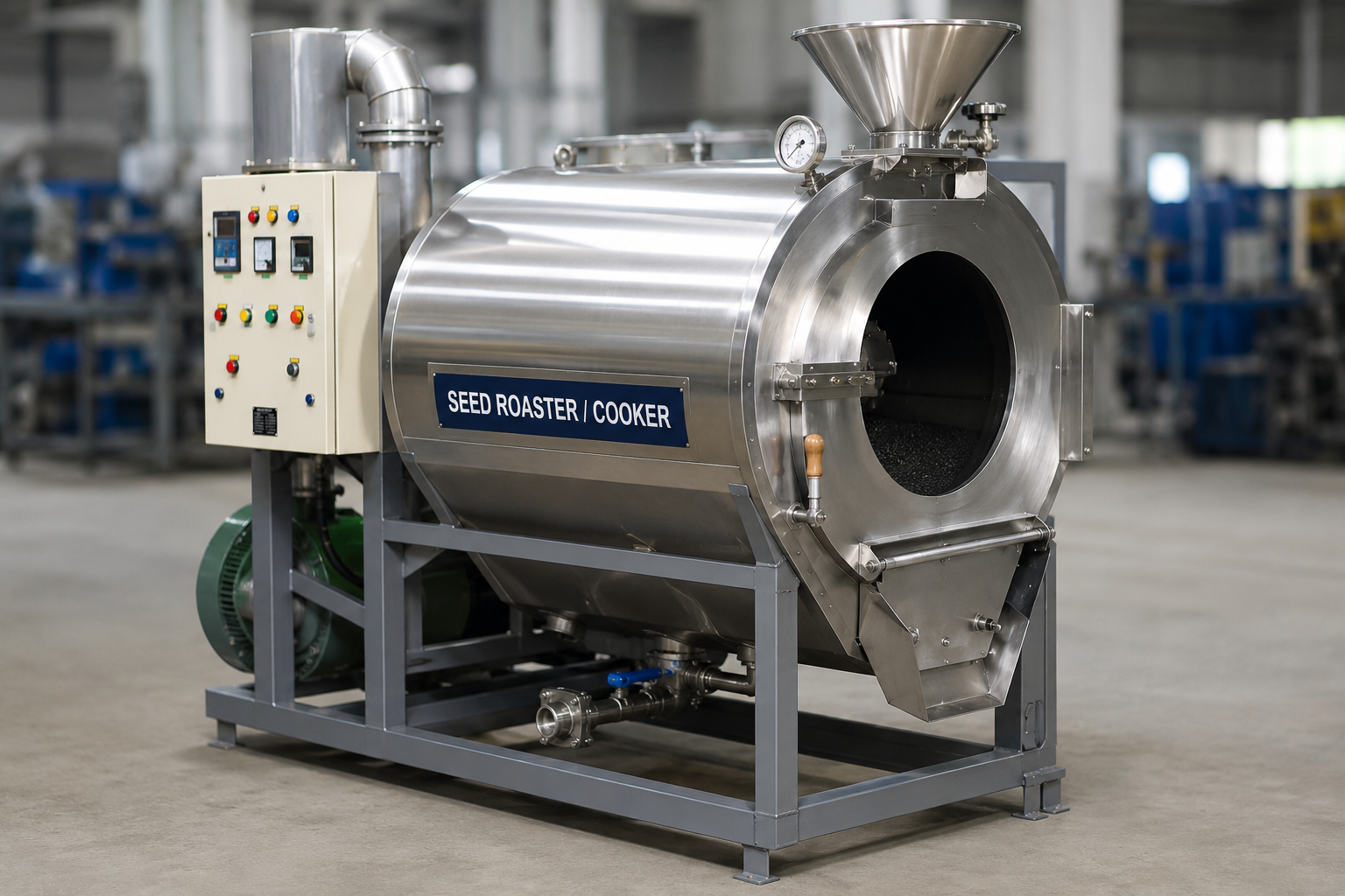 Seed Roaster / Cooker 100-500 Kg/Batch