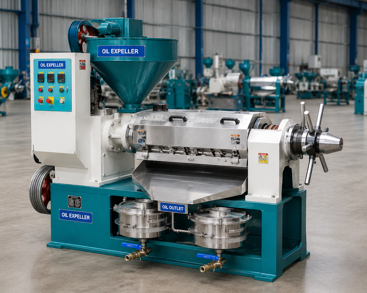 Oil Expeller Machine 1-5 Ton/Day