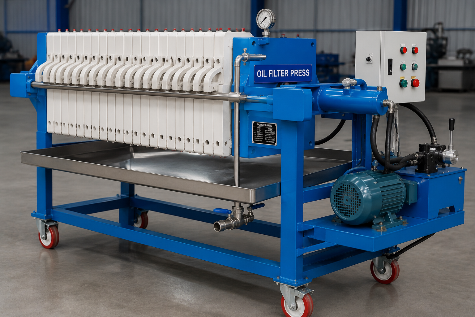 Oil Filter Press 12-24 Plate