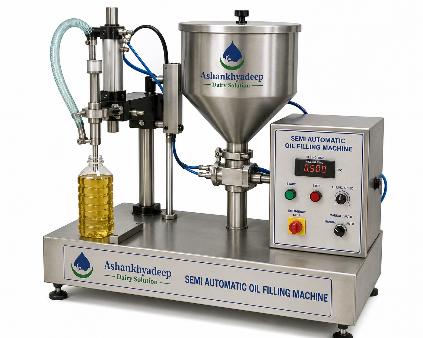 Semi-Automatic Bottle Filling Machine