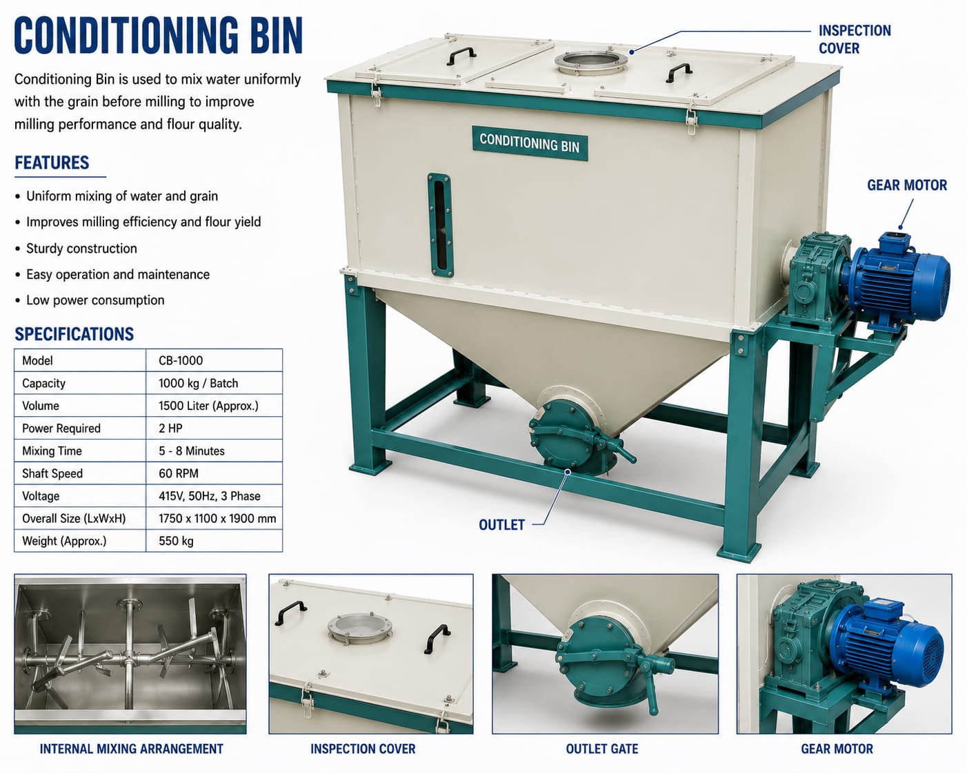 Conditioning Bin-1–2 Ton